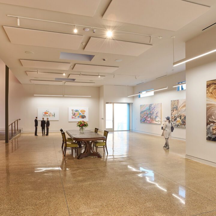 Durant House gallery build-out by Dallas commercial contractor Ren Pro General Contracting